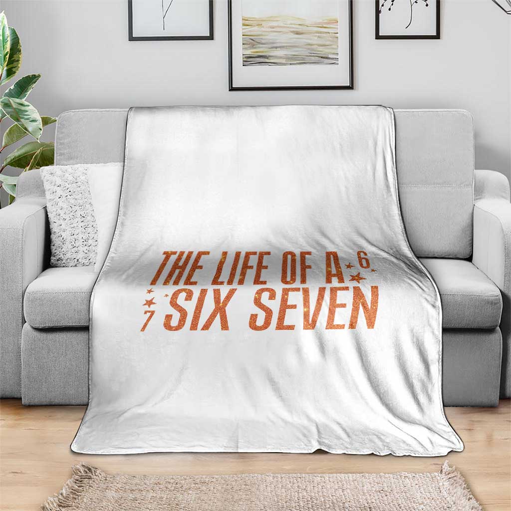 67 Six Seven Meme Throw Blanket - Wonder Print Shop