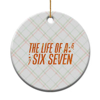 67 Six Seven Meme Ceramic Ornament - Wonder Print Shop