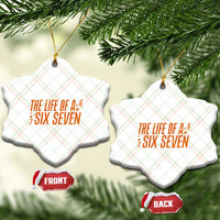 67 Six Seven Meme Ceramic Ornament - Wonder Print Shop