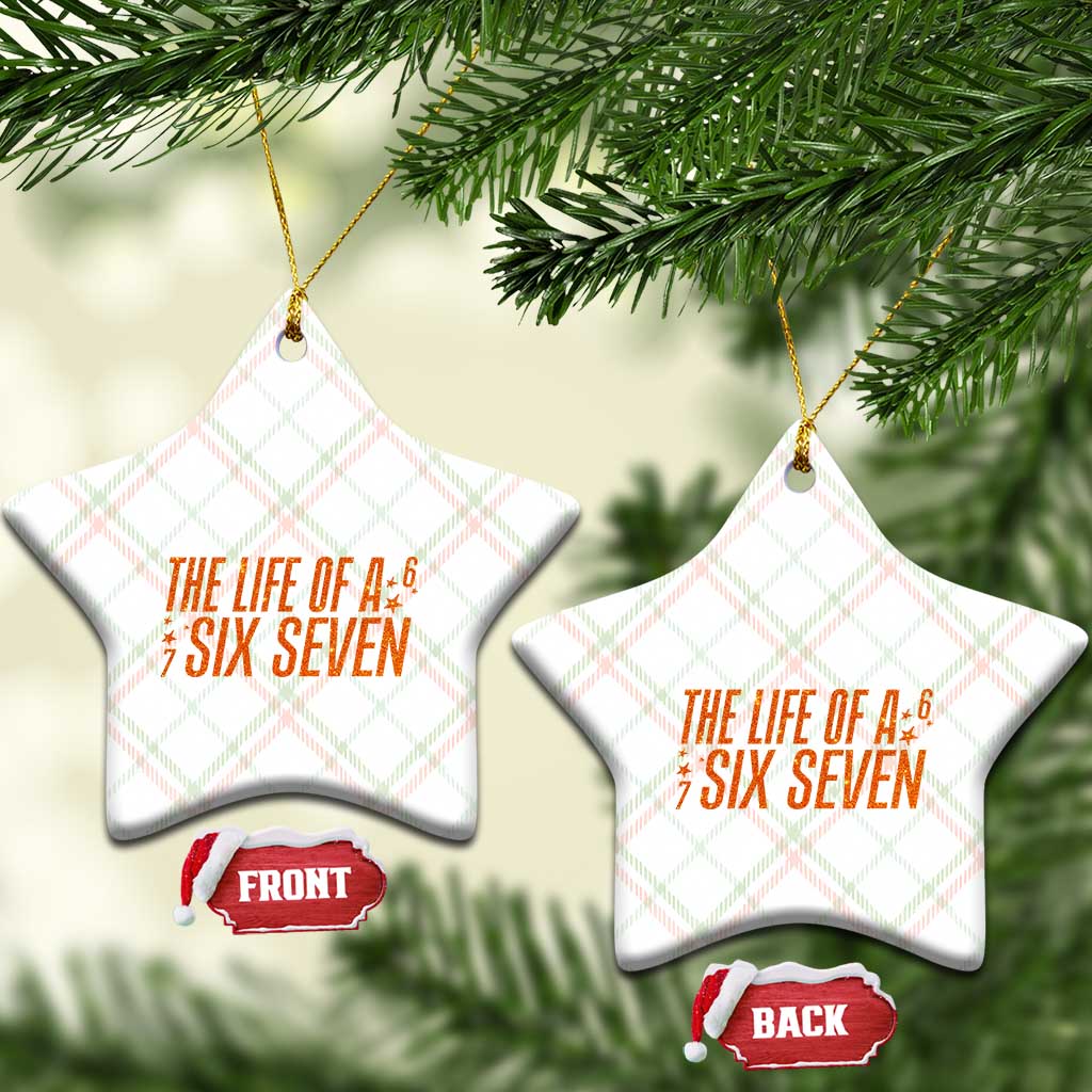 67 Six Seven Meme Ceramic Ornament - Wonder Print Shop