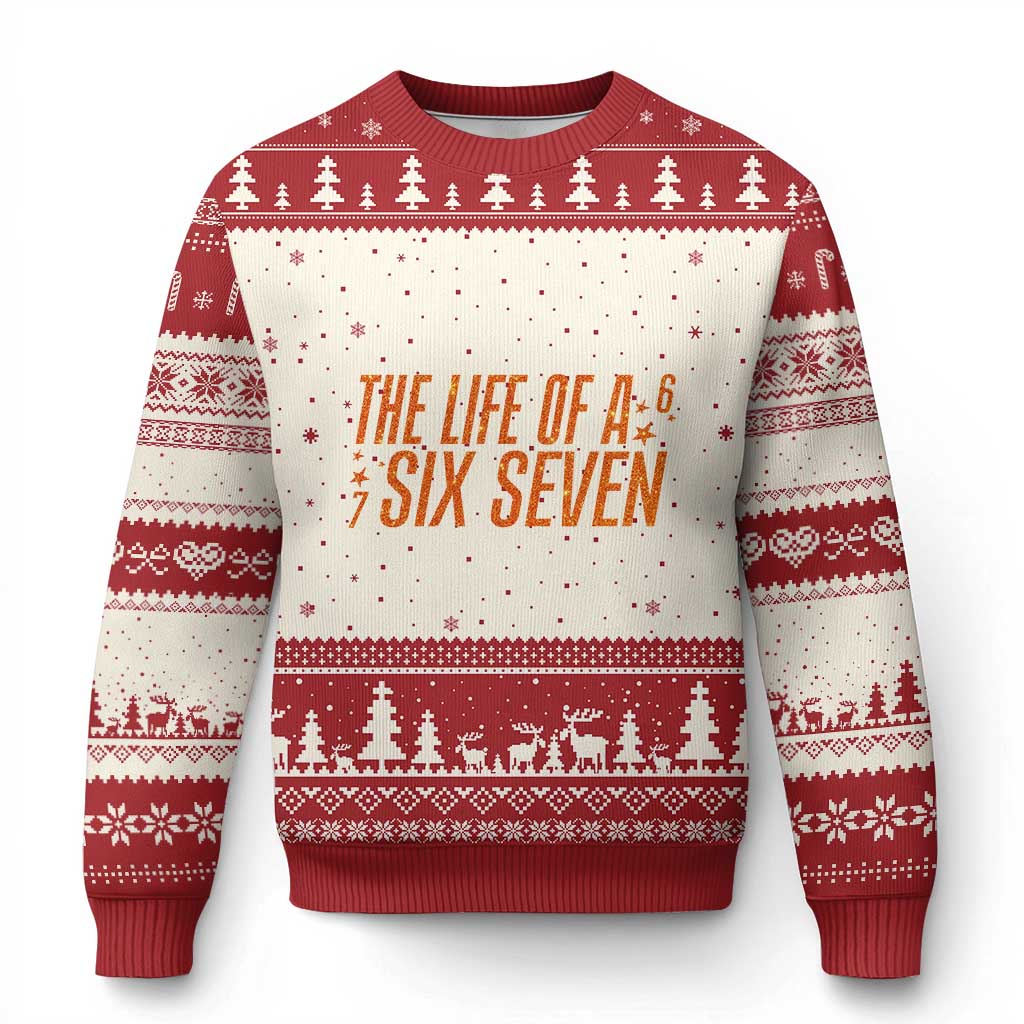 67 Six Seven Meme Ugly Christmas Sweater - Wonder Print Shop