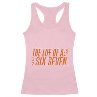 67 Six Seven Meme Racerback Tank Top - Wonder Print Shop