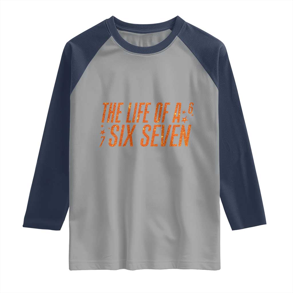 67 Six Seven Meme Raglan Shirt - Wonder Print Shop