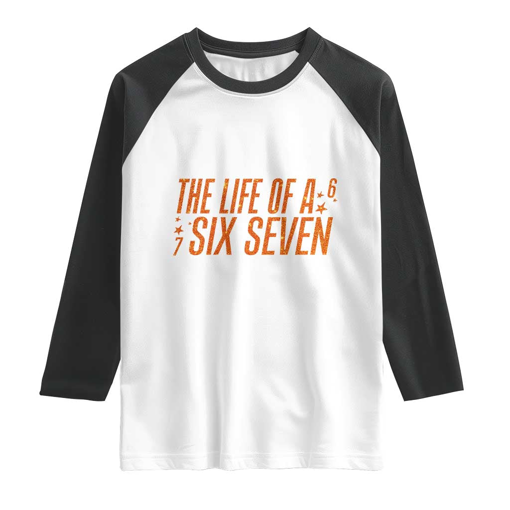 67 Six Seven Meme Raglan Shirt - Wonder Print Shop