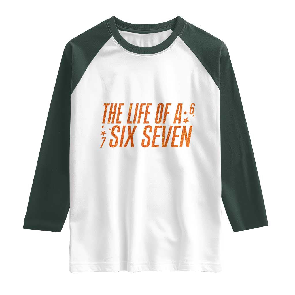 67 Six Seven Meme Raglan Shirt - Wonder Print Shop