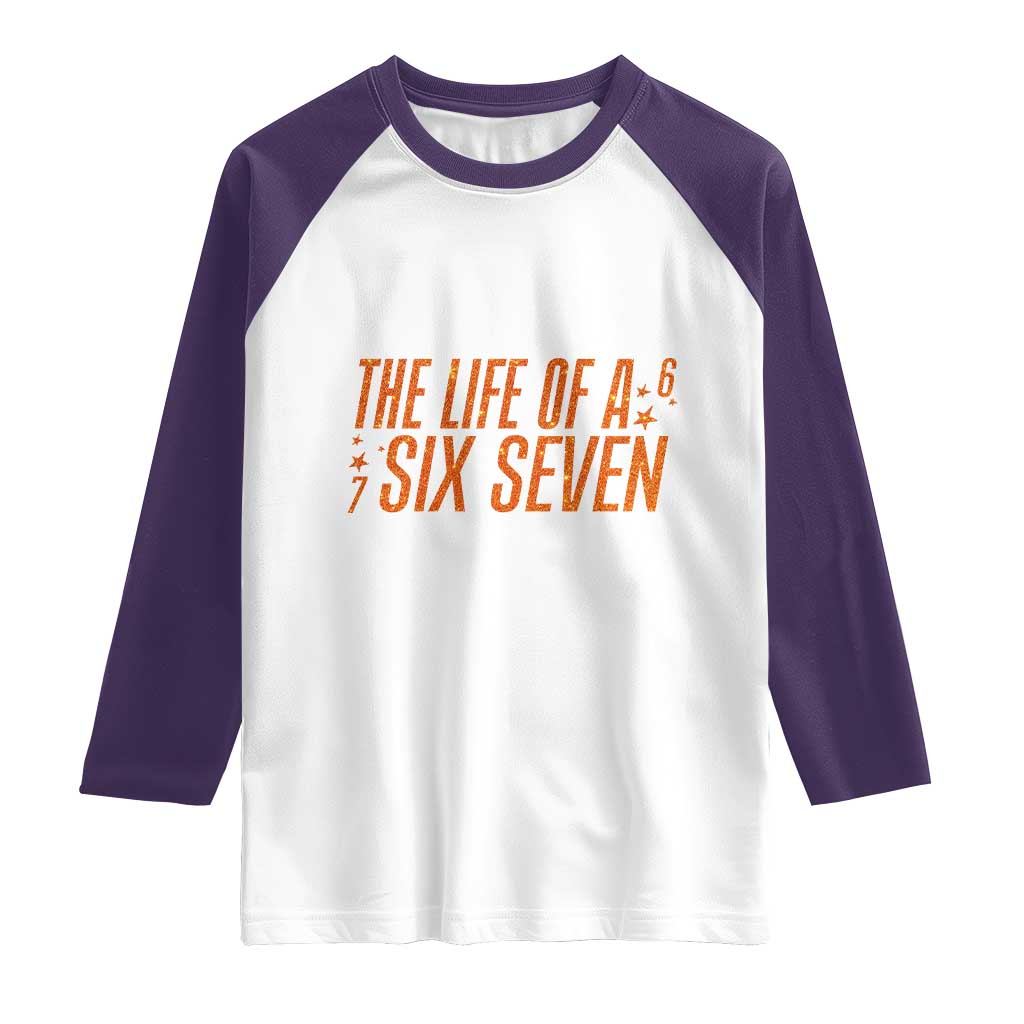 67 Six Seven Meme Raglan Shirt - Wonder Print Shop