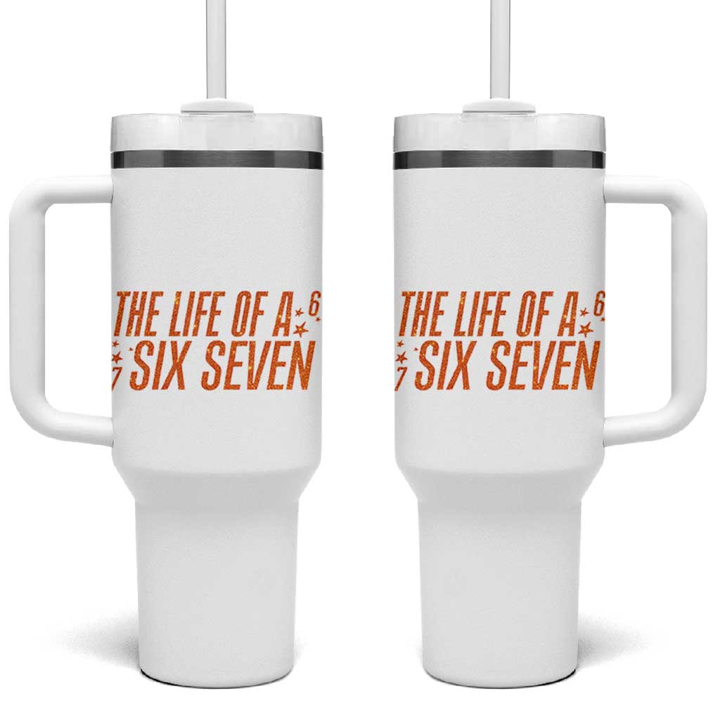 67 Six Seven Meme Tumbler With Handle - Wonder Print Shop