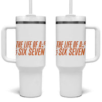 67 Six Seven Meme Tumbler With Handle - Wonder Print Shop