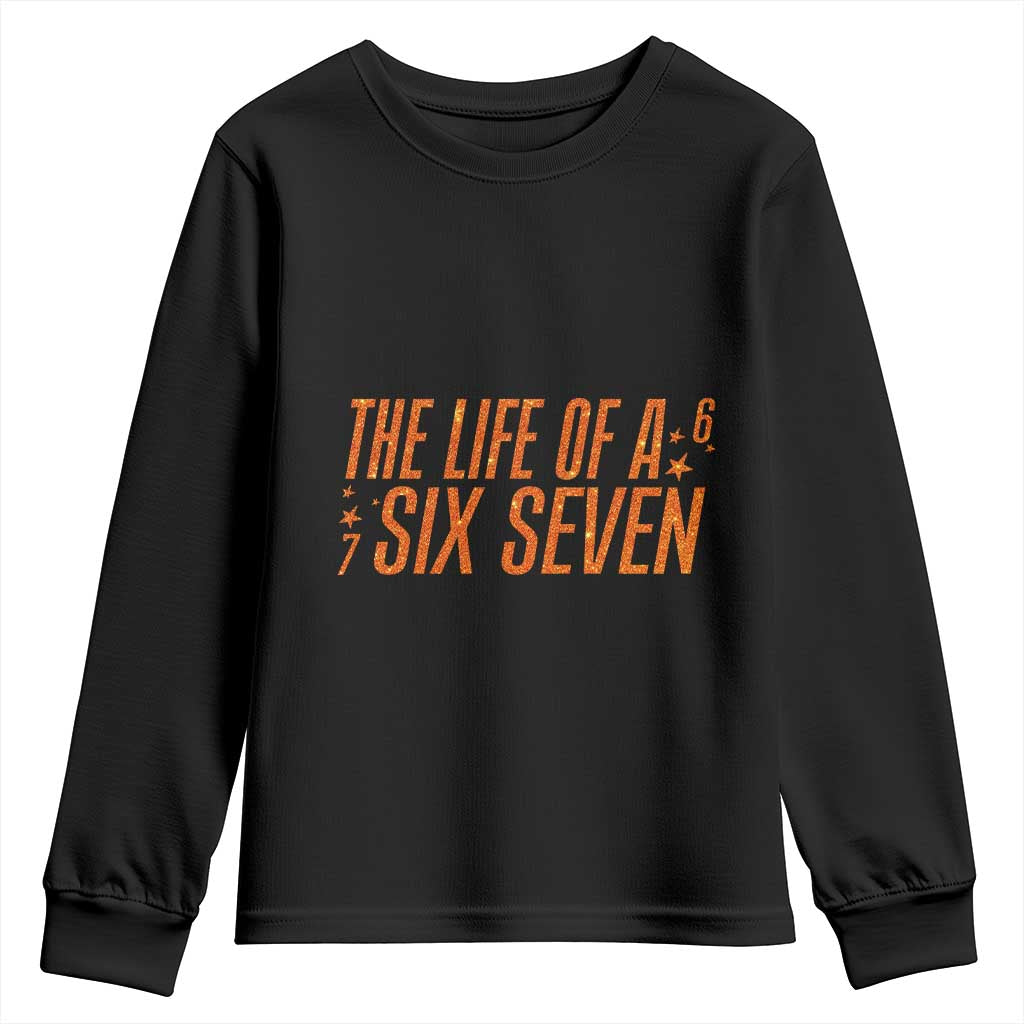 67 Six Seven Meme Youth Sweatshirt - Wonder Print Shop