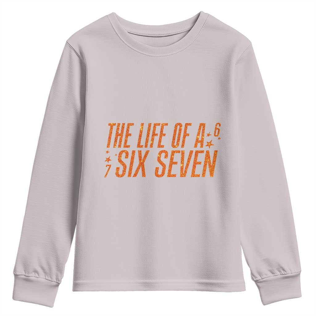 67 Six Seven Meme Youth Sweatshirt - Wonder Print Shop