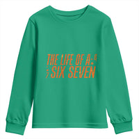 67 Six Seven Meme Youth Sweatshirt - Wonder Print Shop
