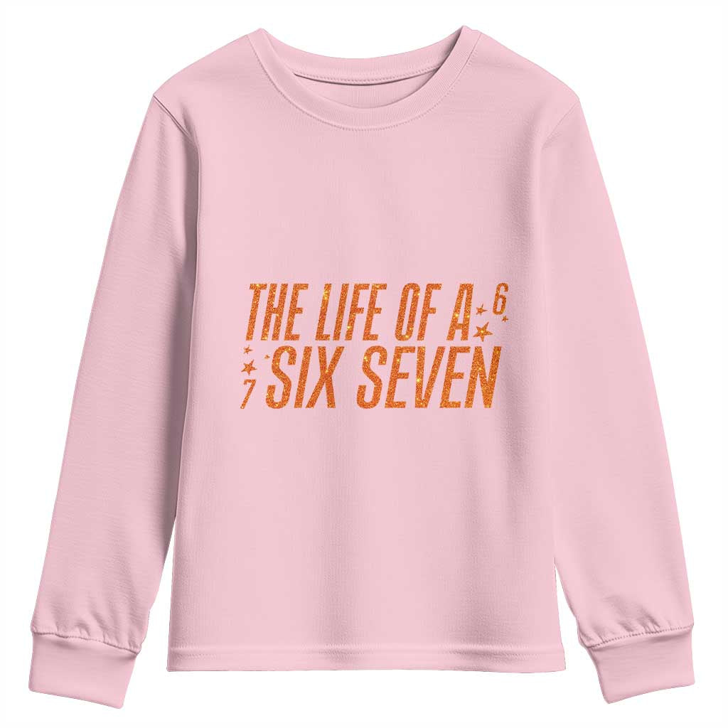 67 Six Seven Meme Youth Sweatshirt - Wonder Print Shop