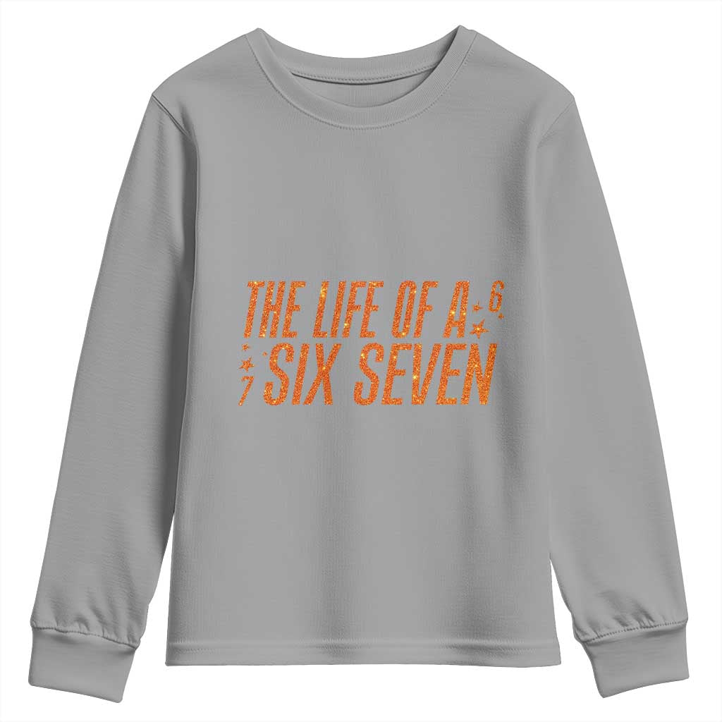 67 Six Seven Meme Youth Sweatshirt - Wonder Print Shop
