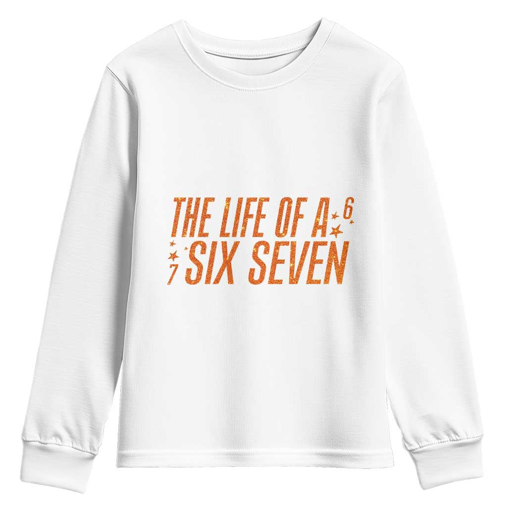 67 Six Seven Meme Youth Sweatshirt - Wonder Print Shop