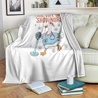 Funny Goose Nurse Christmas Throw Blanket The Life Of A Shownurrse - Wonder Print Shop