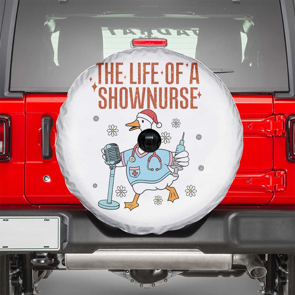 Funny Goose Nurse Christmas Spare Tire Cover The Life Of A Shownurrse - Wonder Print Shop