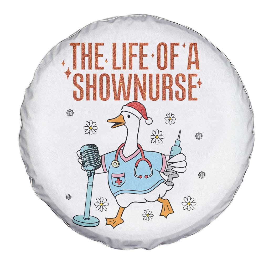 Funny Goose Nurse Christmas Spare Tire Cover The Life Of A Shownurrse - Wonder Print Shop