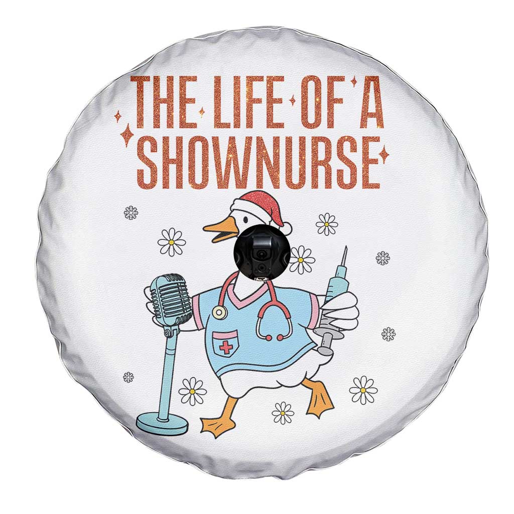 Funny Goose Nurse Christmas Spare Tire Cover The Life Of A Shownurrse - Wonder Print Shop