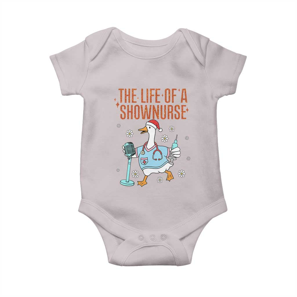 Funny Goose Nurse Christmas Baby Onesie The Life Of A Shownurrse - Wonder Print Shop