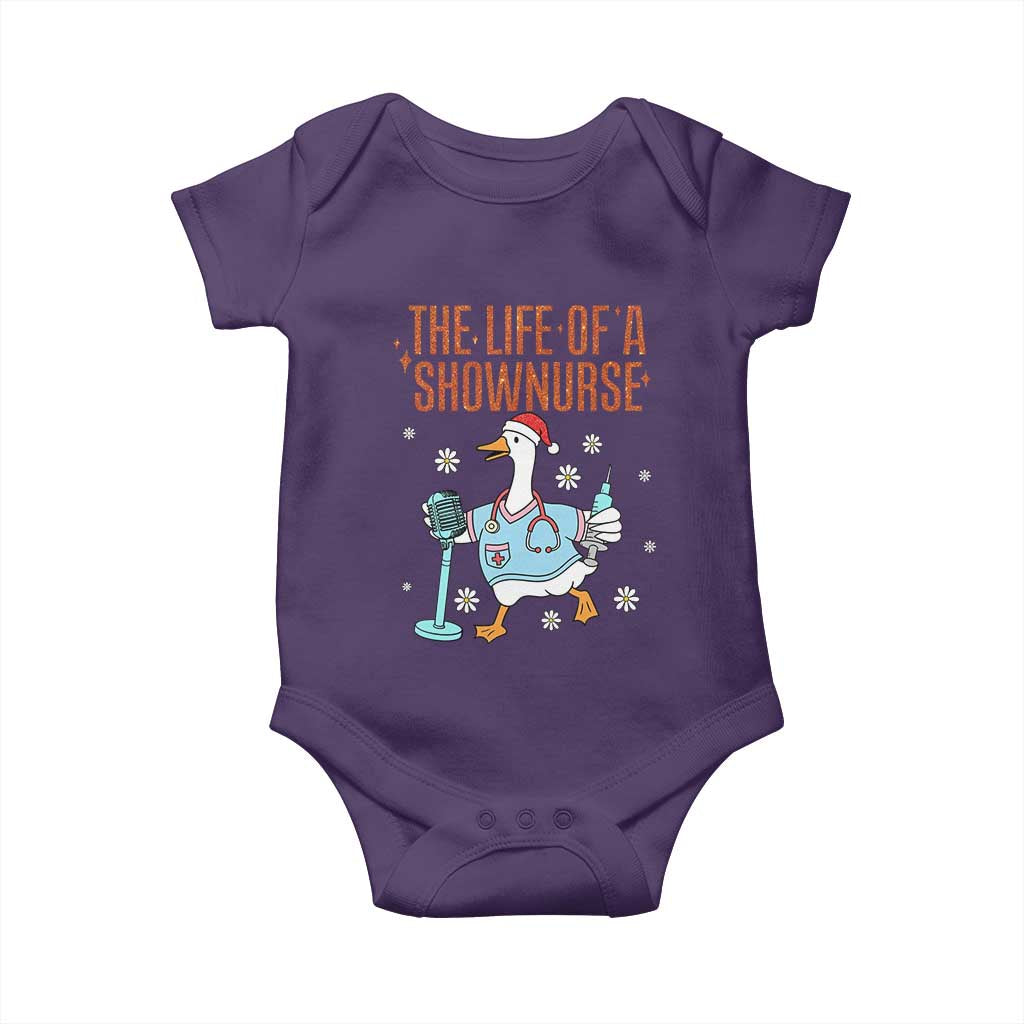 Funny Goose Nurse Christmas Baby Onesie The Life Of A Shownurrse - Wonder Print Shop