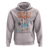 Funny Goose Nurse Christmas Hoodie The Life Of A Shownurrse - Wonder Print Shop