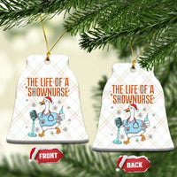 Funny Goose Nurse Christmas Ceramic Ornament The Life Of A Shownurrse - Wonder Print Shop