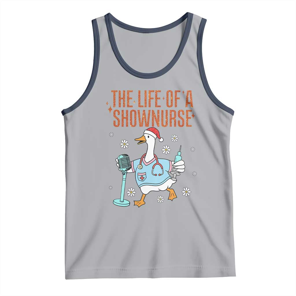 Funny Goose Nurse Christmas Tank Top The Life Of A Shownurrse - Wonder Print Shop