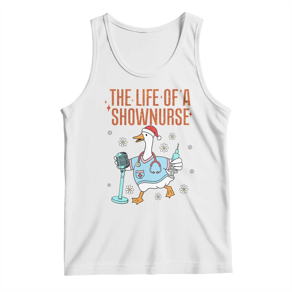 Funny Goose Nurse Christmas Tank Top The Life Of A Shownurrse - Wonder Print Shop