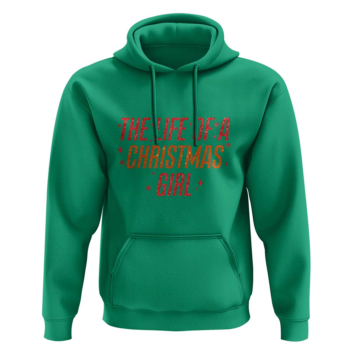 The Life Of A Christmas Girl Hoodie - Wonder Print Shop