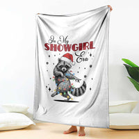 Funny Raccoon Christmas Throw Blanket In My Costume Era Xmas - Wonder Print Shop