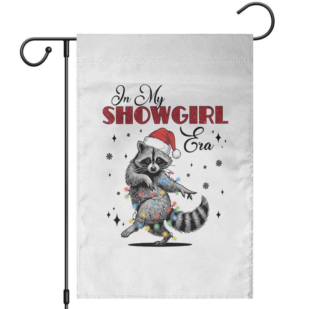 Funny Raccoon Christmas Garden Flag In My Costume Era Xmas - Wonder Print Shop