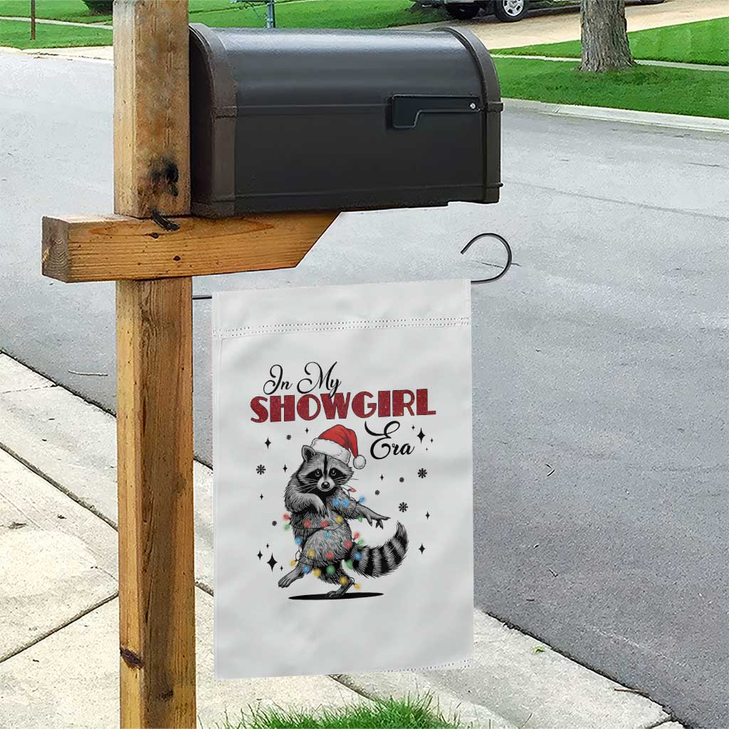 Funny Raccoon Christmas Garden Flag In My Costume Era Xmas - Wonder Print Shop