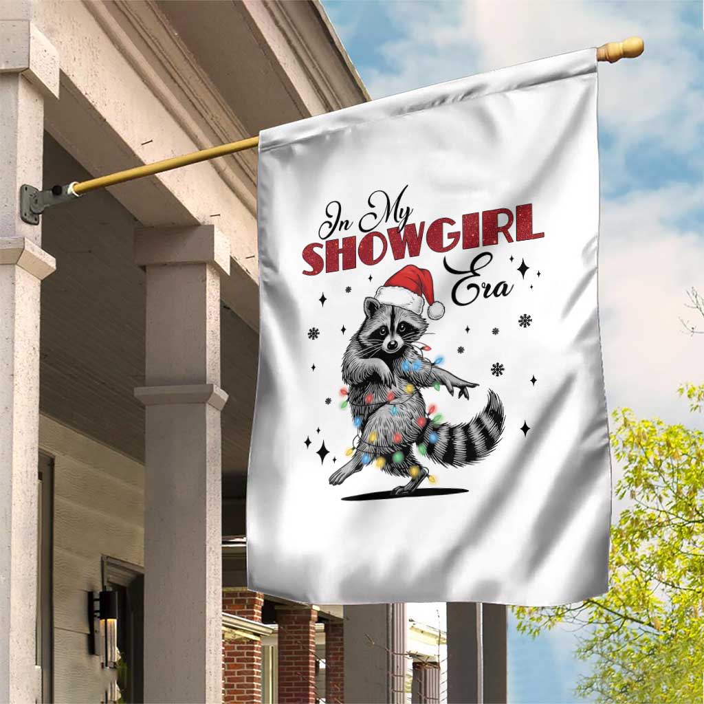 Funny Raccoon Christmas Garden Flag In My Costume Era Xmas - Wonder Print Shop