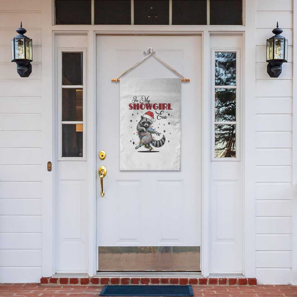 Funny Raccoon Christmas Garden Flag In My Costume Era Xmas - Wonder Print Shop