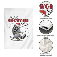 Funny Raccoon Christmas Garden Flag In My Costume Era Xmas - Wonder Print Shop