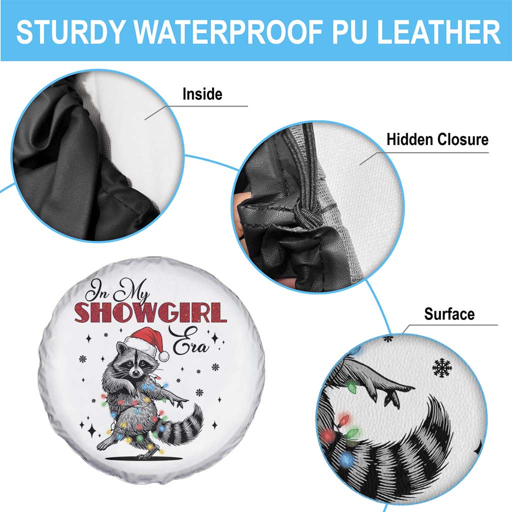 Funny Raccoon Christmas Spare Tire Cover In My Costume Era Xmas - Wonder Print Shop