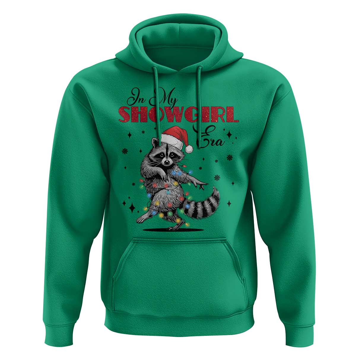 Funny Raccoon Christmas Hoodie In My Costume Era Xmas - Wonder Print Shop