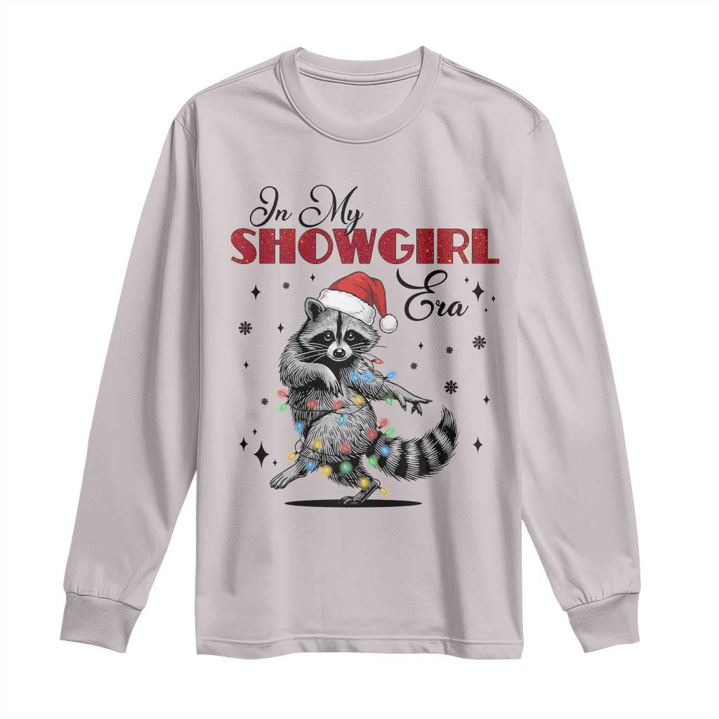 Funny Raccoon Christmas Long Sleeve Shirt In My Costume Era Xmas - Wonder Print Shop
