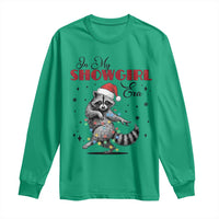 Funny Raccoon Christmas Long Sleeve Shirt In My Costume Era Xmas - Wonder Print Shop