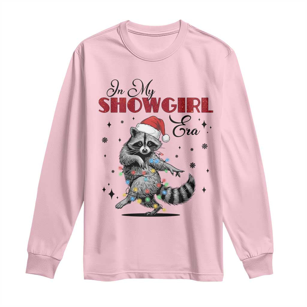 Funny Raccoon Christmas Long Sleeve Shirt In My Costume Era Xmas - Wonder Print Shop