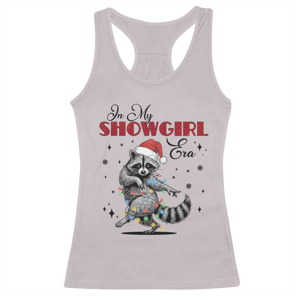 Funny Raccoon Christmas Racerback Tank Top In My Costume Era Xmas - Wonder Print Shop