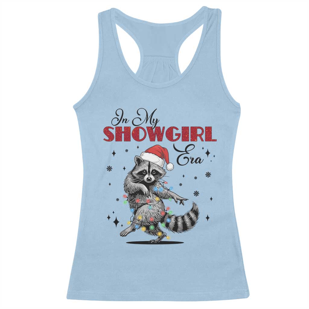 Funny Raccoon Christmas Racerback Tank Top In My Costume Era Xmas - Wonder Print Shop