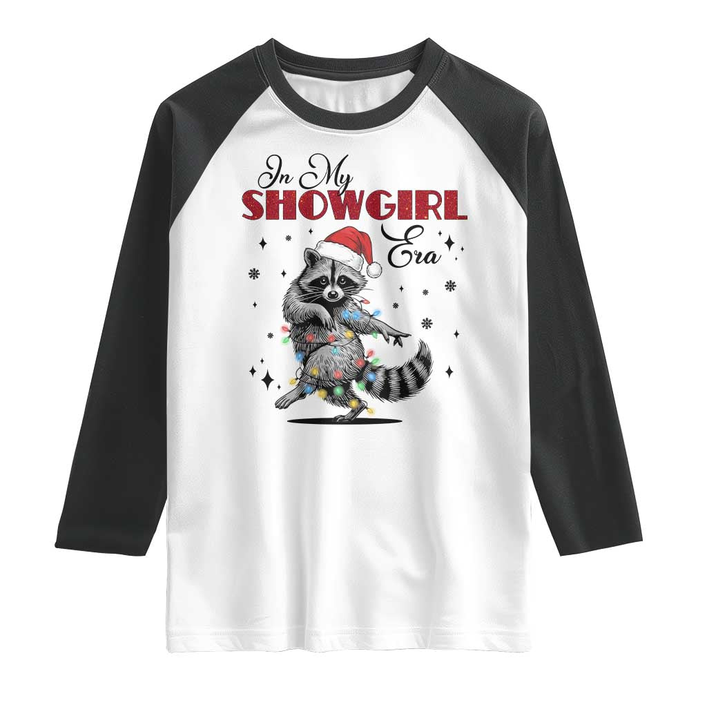 Funny Raccoon Christmas Raglan Shirt In My Costume Era Xmas - Wonder Print Shop