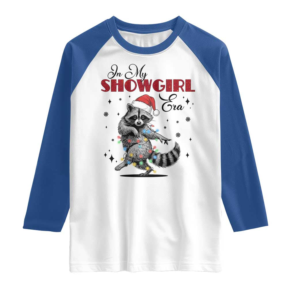 Funny Raccoon Christmas Raglan Shirt In My Costume Era Xmas - Wonder Print Shop