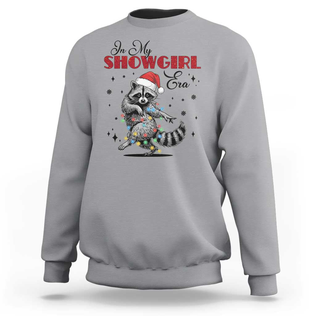Funny Raccoon Christmas Sweatshirt In My Costume Era Xmas - Wonder Print Shop