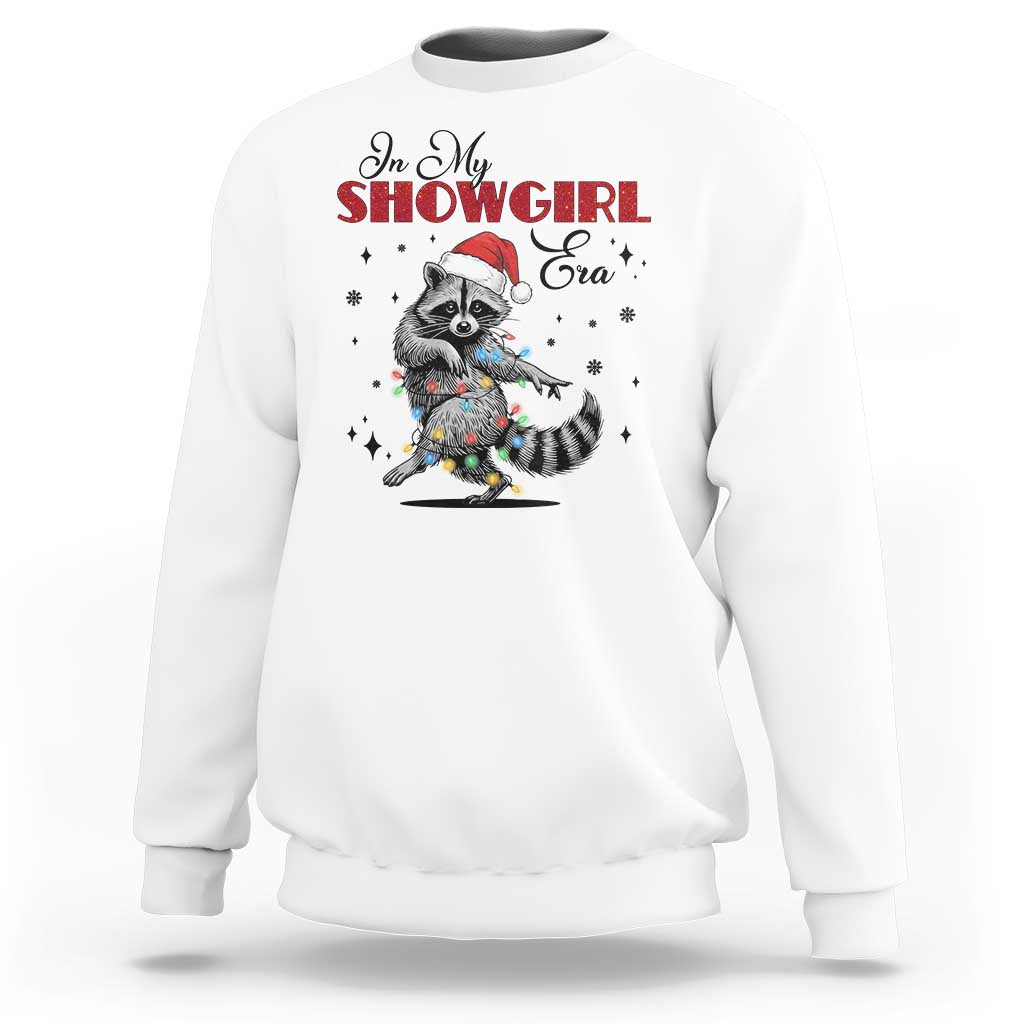 Funny Raccoon Christmas Sweatshirt In My Costume Era Xmas - Wonder Print Shop