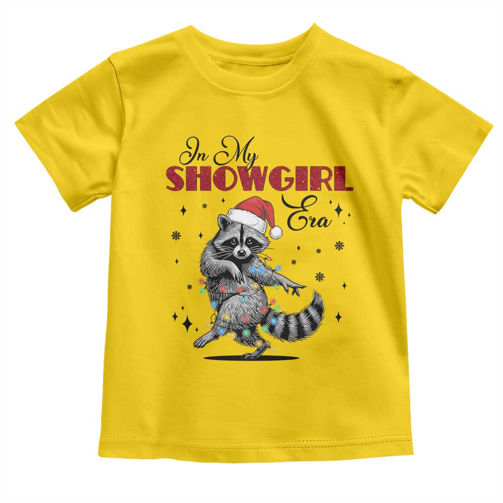Funny Raccoon Christmas Toddler T Shirt In My Costume Era Xmas - Wonder Print Shop