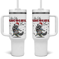 Funny Raccoon Christmas Tumbler With Handle In My Costume Era Xmas - Wonder Print Shop