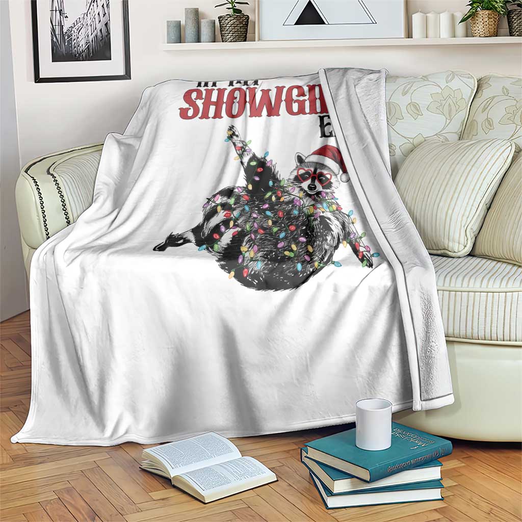 Funny Raccoon Christmas Throw Blanket In My Costume Era - Wonder Print Shop