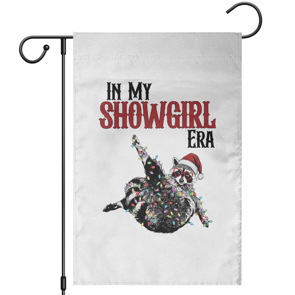Funny Raccoon Christmas Garden Flag In My Costume Era - Wonder Print Shop